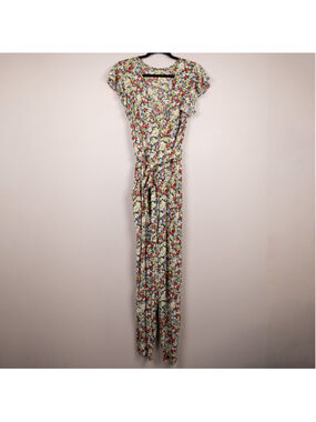 Free People Ruffle Your Feathers floral jumpsuit-XS
